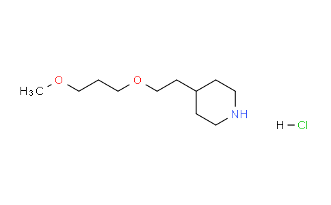 CAS No. 1220031-40-2, 4-(2-(3-Methoxypropoxy)ethyl)piperidine hydrochloride