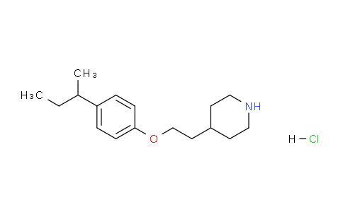 CAS No. 1220032-18-7, 4-(2-(4-(sec-Butyl)phenoxy)ethyl)piperidine hydrochloride