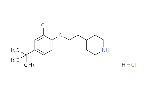 CAS No. 1220033-96-4, 4-(2-(4-(tert-Butyl)-2-chlorophenoxy)ethyl)piperidine hydrochloride