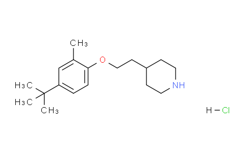 CAS No. 1220029-97-9, 4-(2-(4-(tert-Butyl)-2-methylphenoxy)ethyl)piperidine hydrochloride