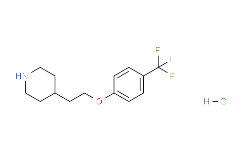 CAS No. 1219972-06-1, 4-(2-(4-(Trifluoromethyl)phenoxy)ethyl)piperidine hydrochloride