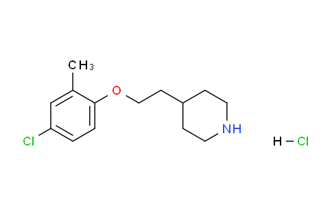 CAS No. 1219963-70-8, 4-(2-(4-Chloro-2-methylphenoxy)ethyl)piperidine hydrochloride