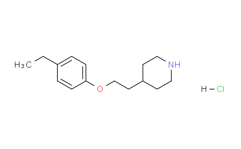 CAS No. 1219964-06-3, 4-(2-(4-Ethylphenoxy)ethyl)piperidine hydrochloride