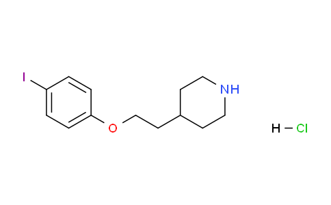 CAS No. 1112052-95-5, 4-(2-(4-Iodophenoxy)ethyl)piperidine hydrochloride