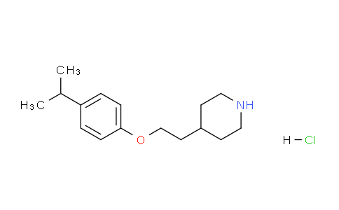 CAS No. 1219982-25-8, 4-(2-(4-Isopropylphenoxy)ethyl)piperidine hydrochloride