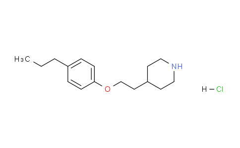 CAS No. 1219982-29-2, 4-(2-(4-Propylphenoxy)ethyl)piperidine hydrochloride