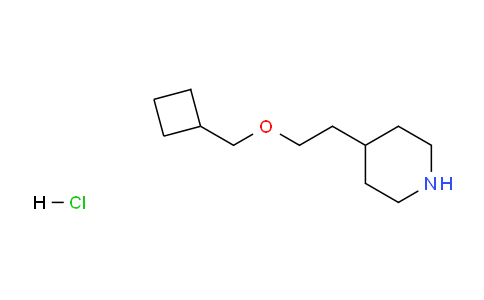 CAS No. 1220032-58-5, 4-(2-(Cyclobutylmethoxy)ethyl)piperidine hydrochloride