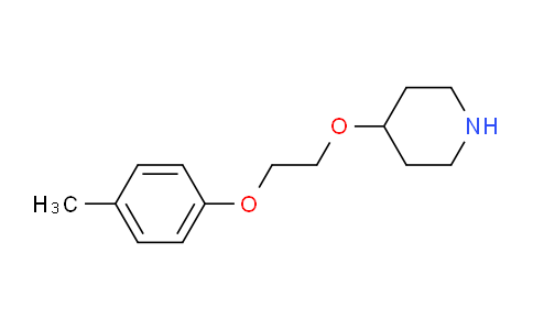 CAS No. 77218-14-5, 4-(2-(p-Tolyloxy)ethoxy)piperidine