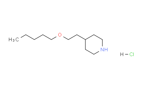 CAS No. 1220030-31-8, 4-(2-(Pentyloxy)ethyl)piperidine hydrochloride