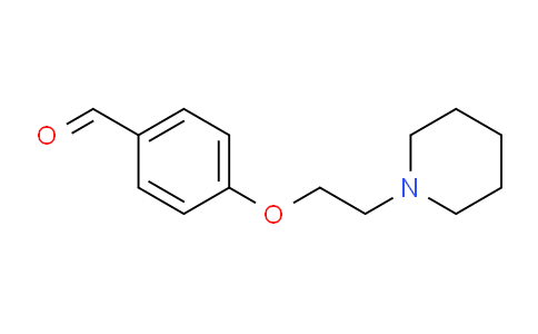 CAS No. 26815-04-3, 4-(2-(Piperidin-1-yl)ethoxy)benzaldehyde