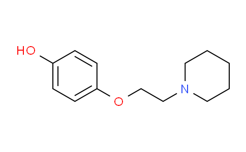 CAS No. 100238-42-4, 4-(2-(Piperidin-1-yl)ethoxy)phenol