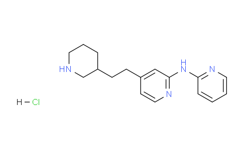 CAS No. 1361116-40-6, 4-(2-(Piperidin-3-yl)ethyl)-N-(pyridin-2-yl)pyridin-2-amine hydrochloride