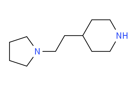 CAS No. 14759-08-1, 4-(2-(Pyrrolidin-1-yl)ethyl)piperidine