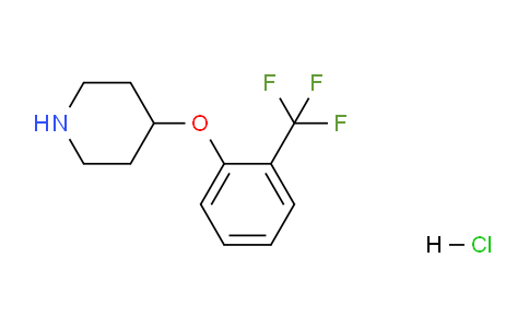 CAS No. 823782-74-7, 4-(2-(Trifluoromethyl)phenoxy)piperidine hydrochloride