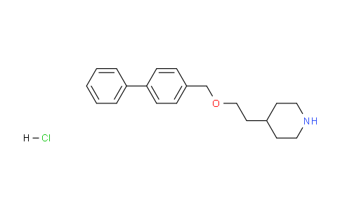 CAS No. 1219949-12-8, 4-(2-([1,1'-Biphenyl]-4-ylmethoxy)ethyl)piperidine hydrochloride
