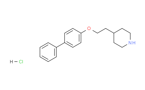 CAS No. 1219971-96-6, 4-(2-([1,1'-Biphenyl]-4-yloxy)ethyl)piperidine hydrochloride