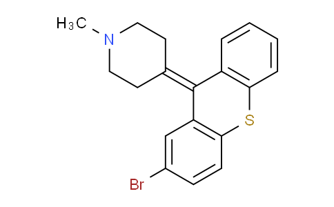 CAS No. 16386-67-7, 4-(2-Bromo-9H-thioxanthen-9-ylidene)-1-methylpiperidine