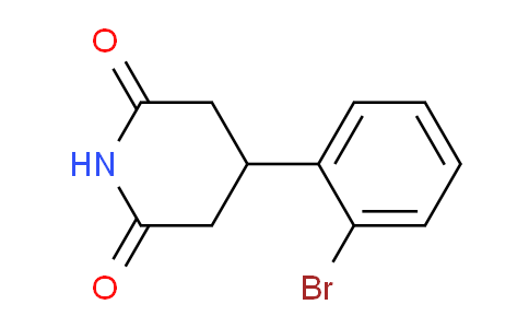 CAS No. 99983-26-3, 4-(2-Bromophenyl)piperidine-2,6-dione
