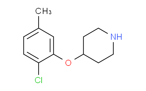 CAS No. 254883-43-7, 4-(2-Chloro-5-methylphenoxy)piperidine