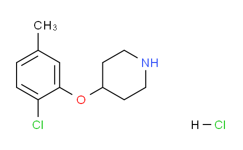 CAS No. 923263-31-4, 4-(2-Chloro-5-methylphenoxy)piperidine hydrochloride