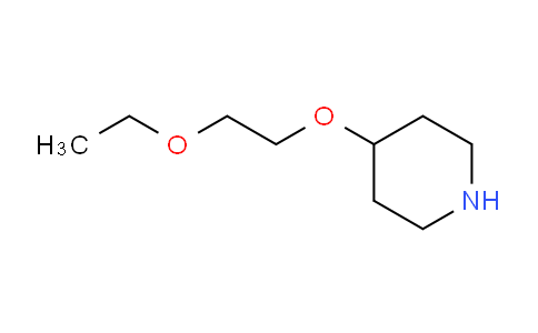 CAS No. 70978-93-7, 4-(2-Ethoxyethoxy)piperidine