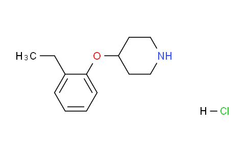 CAS No. 1185301-59-0, 4-(2-Ethylphenoxy)piperidine hydrochloride