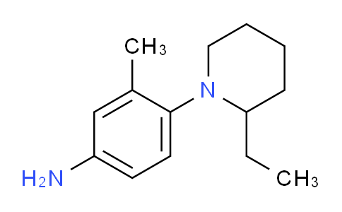 CAS No. 1094863-25-8, 4-(2-Ethylpiperidin-1-yl)-3-methylaniline