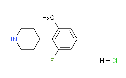 CAS No. 1175689-35-6, 4-(2-Fluoro-6-methylphenyl)piperidine hydrochloride
