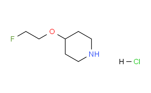 CAS No. 1220033-03-3, 4-(2-Fluoroethoxy)piperidine hydrochloride