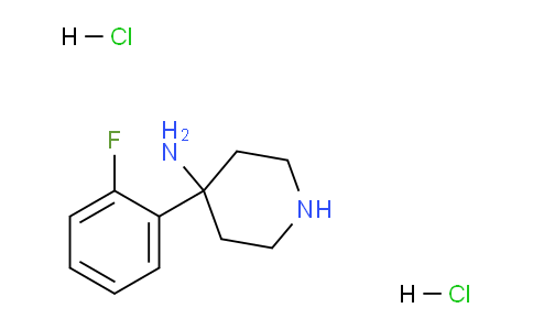 CAS No. 1707576-00-8, 4-(2-Fluorophenyl)piperidin-4-amine dihydrochloride
