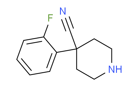 CAS No. 252002-43-0, 4-(2-Fluorophenyl)piperidine-4-carbonitrile