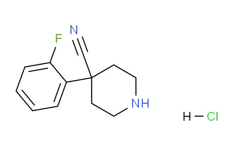 CAS No. 1450802-58-0, 4-(2-Fluorophenyl)piperidine-4-carbonitrile hydrochloride