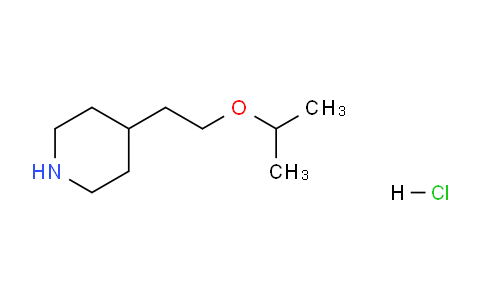 CAS No. 1220032-54-1, 4-(2-Isopropoxyethyl)piperidine hydrochloride