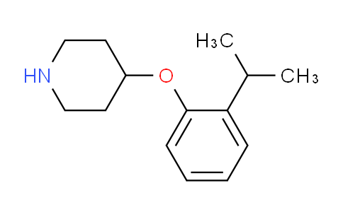 CAS No. 883538-57-6, 4-(2-Isopropylphenoxy)piperidine