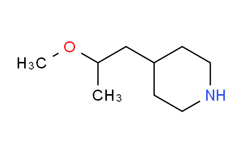 CAS No. 1100916-05-9, 4-(2-Methoxypropyl)piperidine