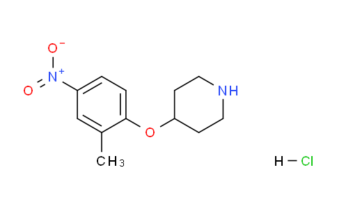CAS No. 138227-67-5, 4-(2-Methyl-4-nitrophenoxy)piperidine hydrochloride