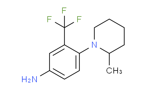 CAS No. 946719-19-3, 4-(2-Methylpiperidin-1-yl)-3-(trifluoromethyl)aniline