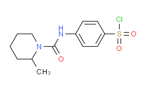 CAS No. 728864-65-1, 4-(2-Methylpiperidine-1-carboxamido)benzene-1-sulfonyl chloride