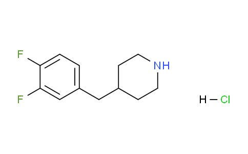 CAS No. 193357-75-4, 4-(3,4-Difluorobenzyl)piperidine hydrochloride