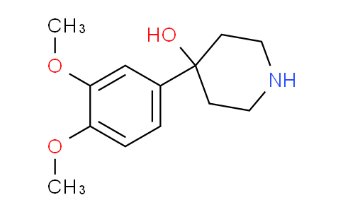 CAS No. 137885-47-3, 4-(3,4-Dimethoxyphenyl)piperidin-4-ol