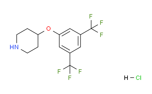CAS No. 950649-20-4, 4-(3,5-Bis(trifluoromethyl)phenoxy)piperidine hydrochloride