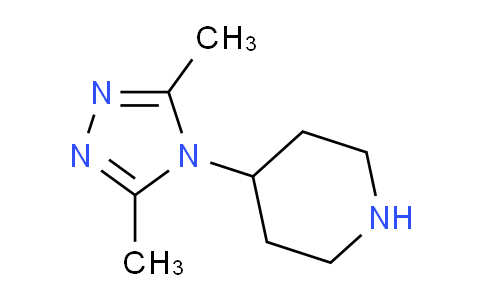 CAS No. 795310-52-0, 4-(3,5-Dimethyl-4H-1,2,4-triazol-4-yl)piperidine