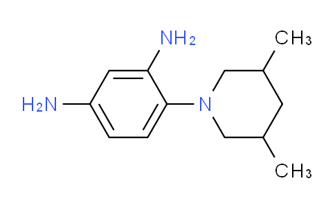 CAS No. 1297608-80-0, 4-(3,5-Dimethylpiperidin-1-yl)benzene-1,3-diamine