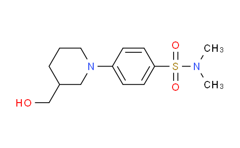 CAS No. 1185307-41-8, 4-(3-(hydroxymethyl)piperidin-1-yl)-N,N-dimethylbenzenesulfonamide