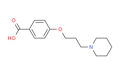 CAS No. 767286-87-3, 4-(3-(Piperidin-1-yl)propoxy)benzoic acid