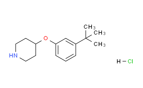 CAS No. 1220027-89-3, 4-(3-(tert-Butyl)phenoxy)piperidine hydrochloride