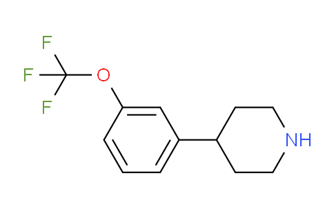 CAS No. 924275-17-2, 4-(3-(Trifluoromethoxy)phenyl)piperidine