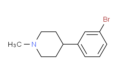 CAS No. 1187928-92-2, 4-(3-Bromophenyl)-1-methylpiperidine