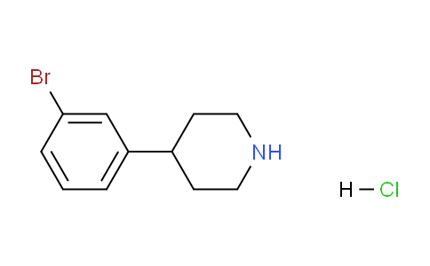 CAS No. 1159825-25-8, 4-(3-Bromophenyl)piperidine hydrochloride