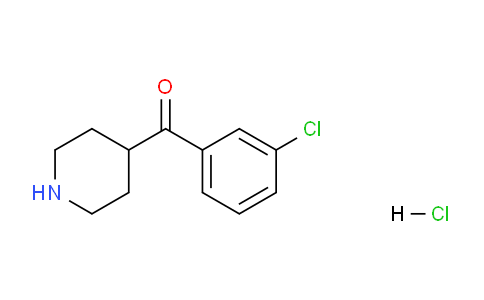CAS No. 1391052-66-6, 4-(3-Chlorobenzoyl)piperidine Hydrochloride
